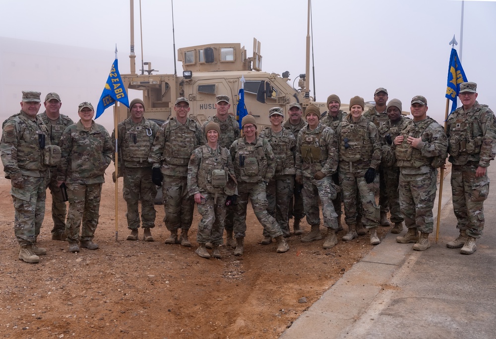 CENTCOM service members participate in Hustler 6 Memorial ruck march