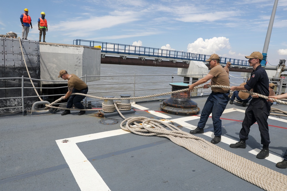 Carrier Strike Group 1 Departs Port Klang Malaysia