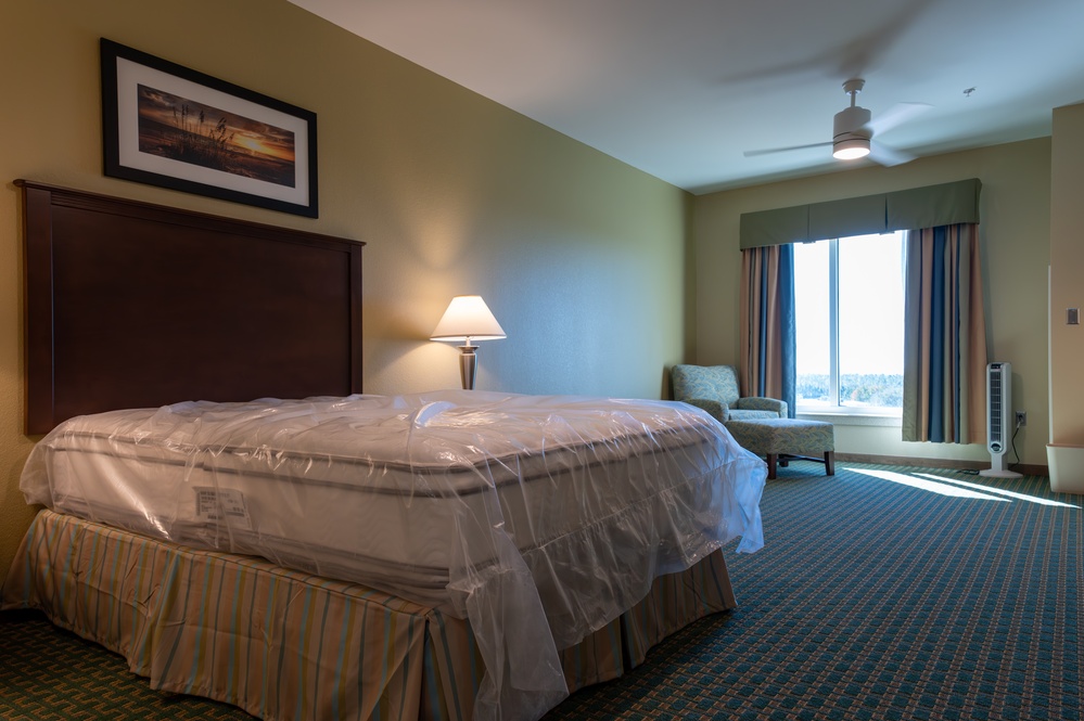 Tyndall lodging facility nears completion