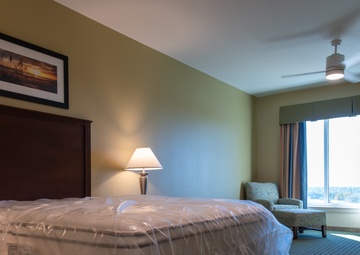 Tyndall lodging facility nears completion