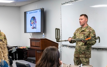 Members of the Leadership Bay Program visit Tyndall AFB