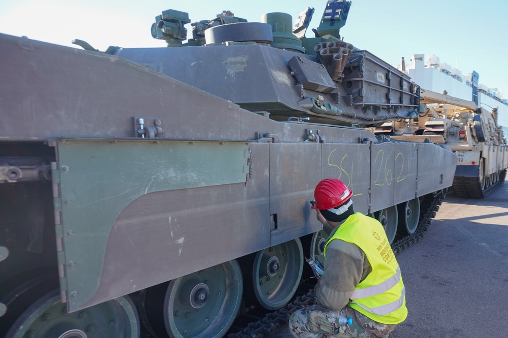 21st TSC conducts rapid power projection through the port of Koper