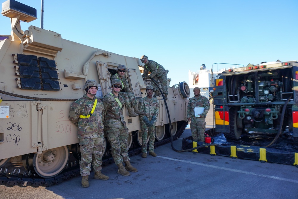 21st TSC conducts rapid power projection through the port of Koper