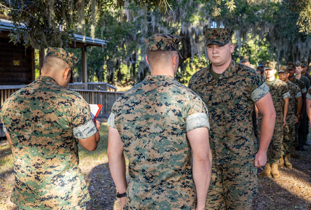 Cpl. Kangas promotion ceremony