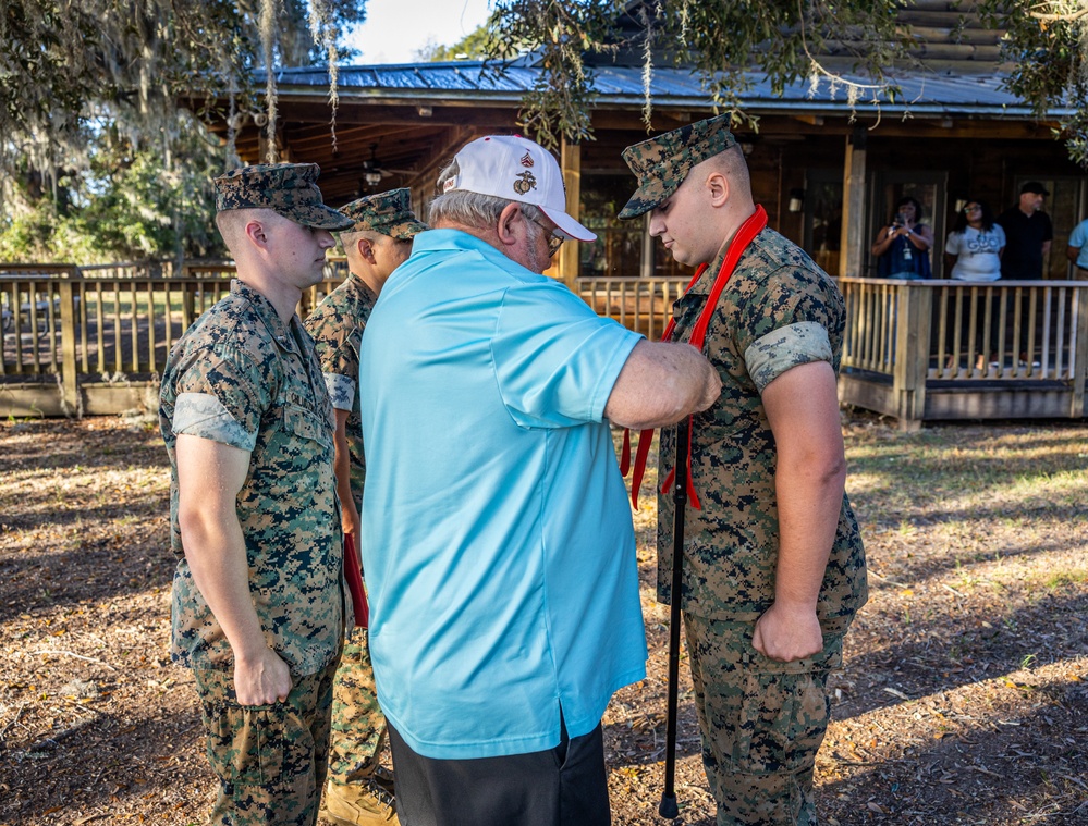 Cpl. Kangas promotion ceremony