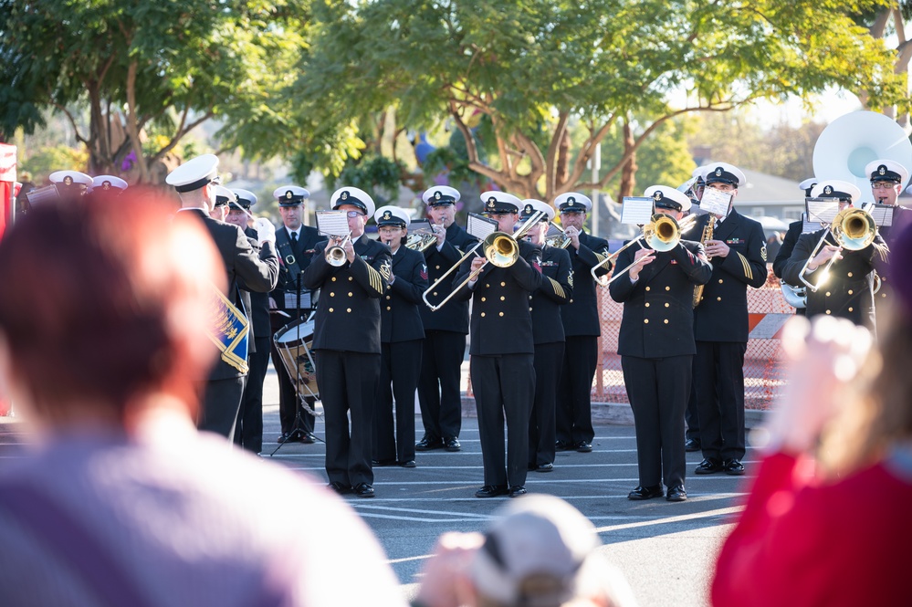 Navy Band performs at Floatfest