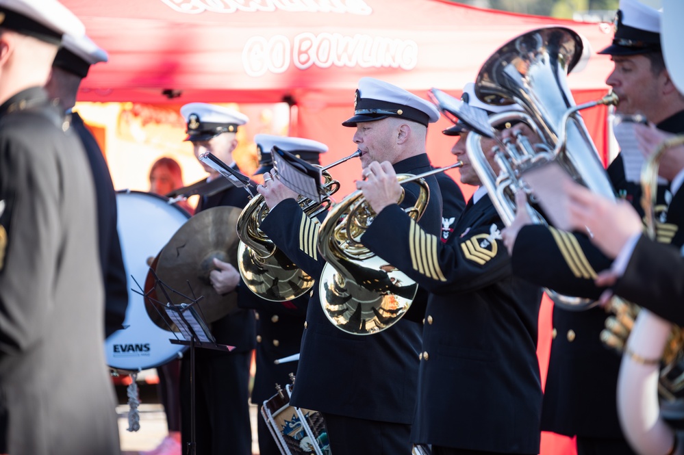 Navy Band performs at Floatfest