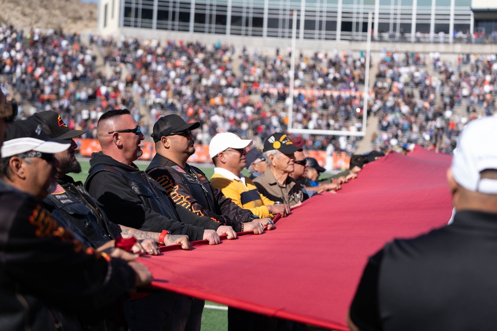 2024 Sun Bowl: 1st Armored Division Shines at the Pre-Game Ceremony