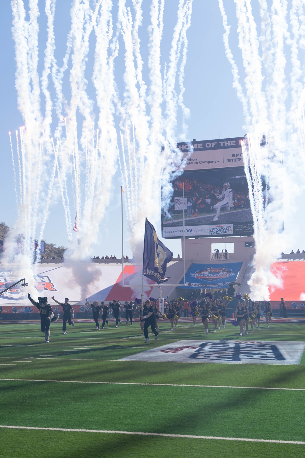 2024 Sun Bowl: 1st Armored Division Shines at the Pre-Game Ceremony