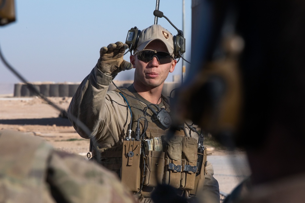 Coalition Forces Conduct Casualty Evacuation Training