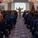 Air Force District of Washington Airmen rehearse for the 60th presidential inauguration