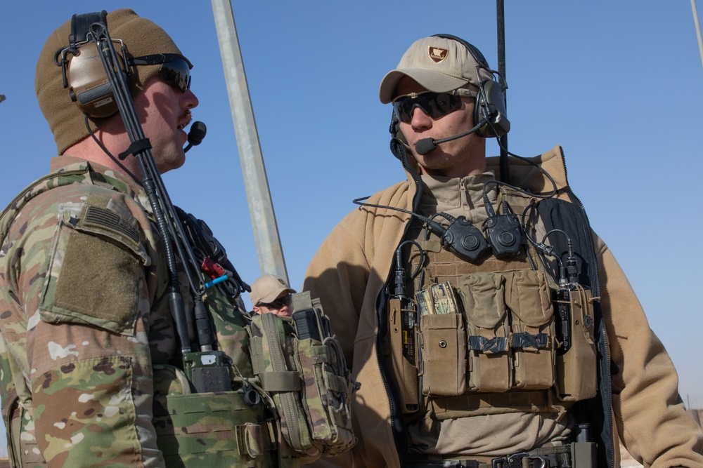 Coalition Forces Conduct Casualty Evacuation Training