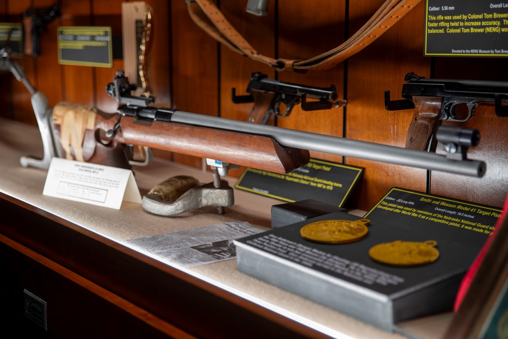 Former Nebraska National Guard Soldier donates Olympic Gold Medal winning rifle to Nebraska National Guard Museum