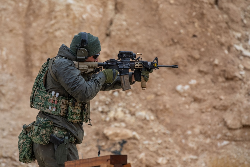 Dutch Forces Conduct Weapons Training