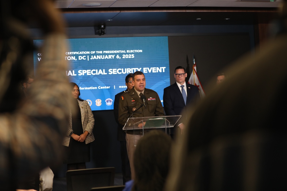 D.C. National Guard details support role during NSSE press conference