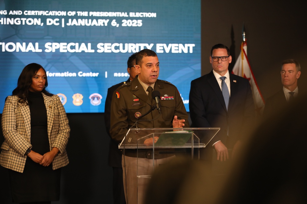 D.C. National Guard details support role during NSSE press conference