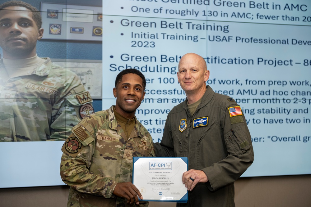 Air Force advances efficiency with Green Belt Training