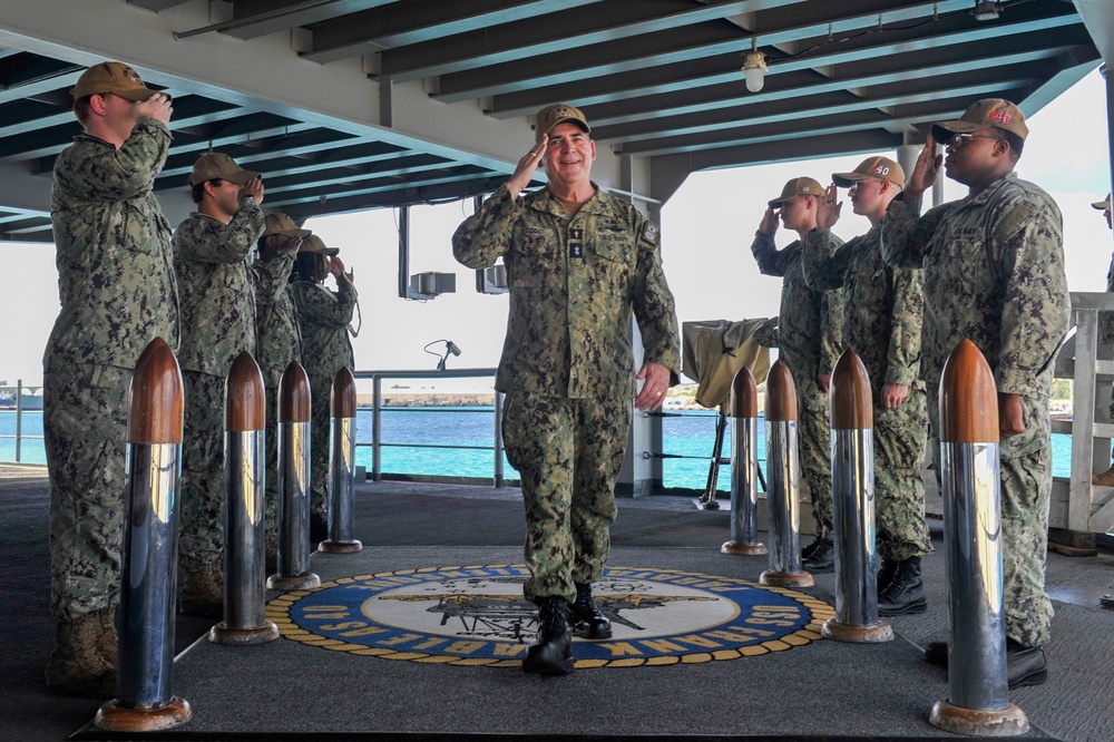 Chief of Chaplains of the Navy Celebrates Thanksgiving alongside Frank Cable Sailors