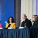 U.S. Navy Adm. Christopher W. Grady, Vice Chairman of the Joint Chiefs of Staff, participates in the National Space Council meeting