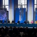 U.S. Navy Adm. Christopher W. Grady, Vice Chairman of the Joint Chiefs of Staff, participates in the National Space Council meeting
