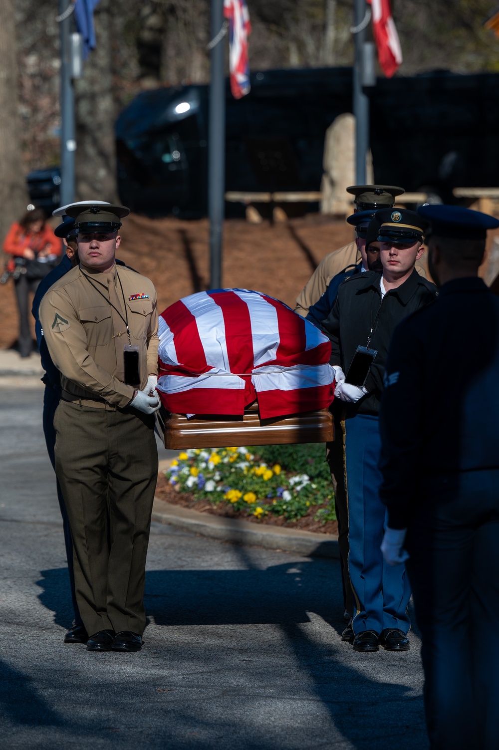 President Jimmy Carter State Funeral Rehearsal