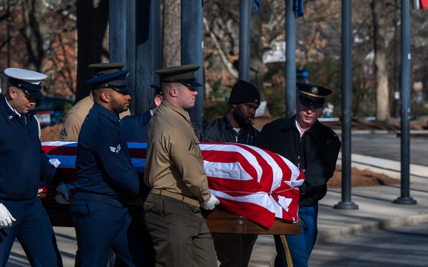 President Jimmy Carter State Funeral Rehearsal