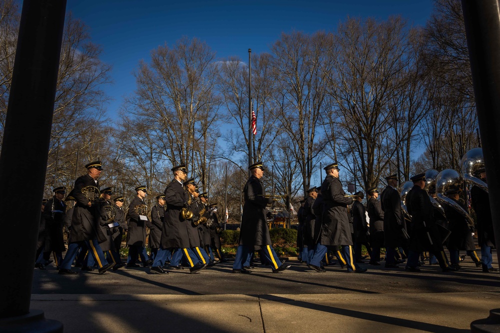 President Jimmy Carter State Funeral Rehearsal