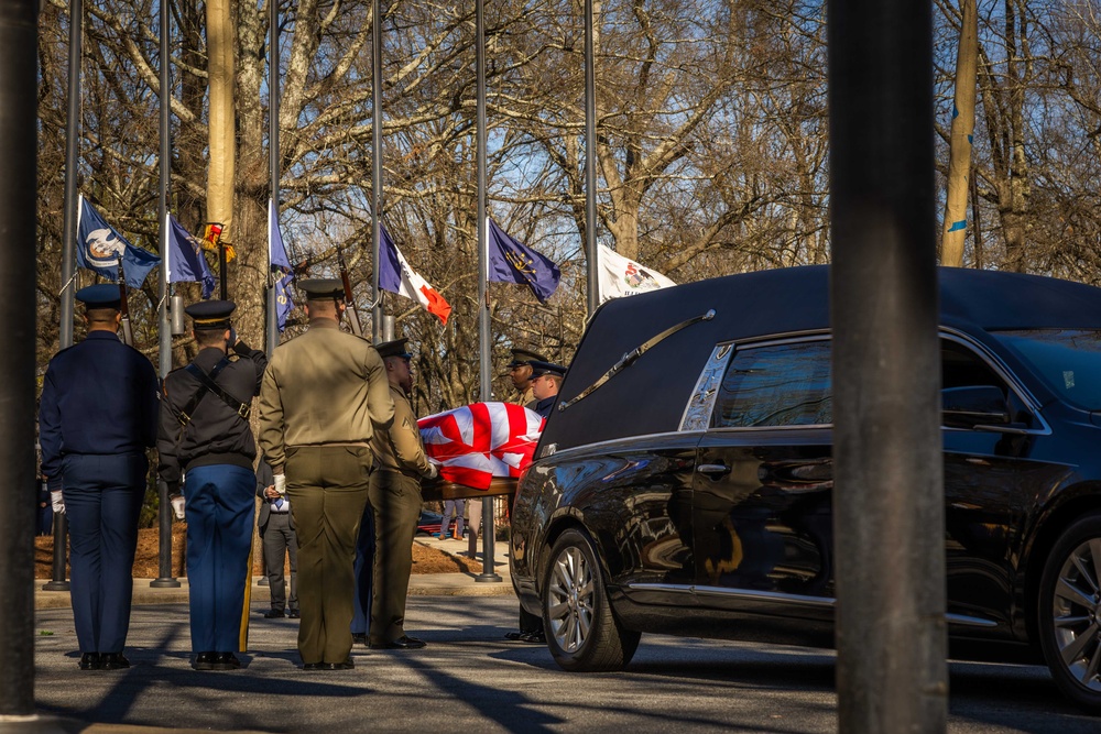 President Jimmy Carter State Funeral Rehearsal