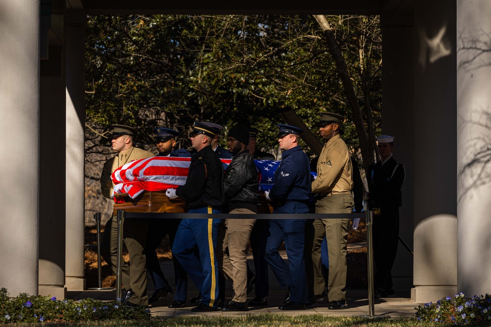 Jimmy Carter State Funeral Rehearsal