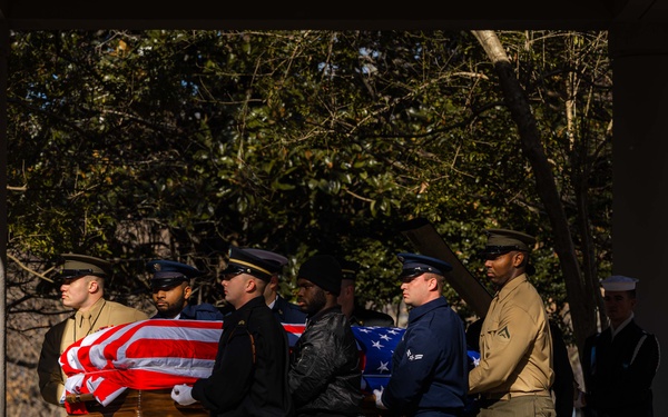 Jimmy Carter State Funeral Rehearsal