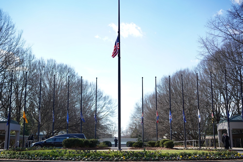 Jimmy Carter State Funeral Rehearsal