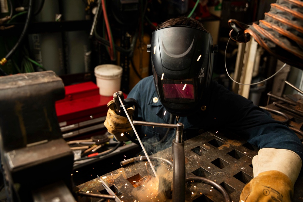 Midshipman Weld Aboard The USS Higgins