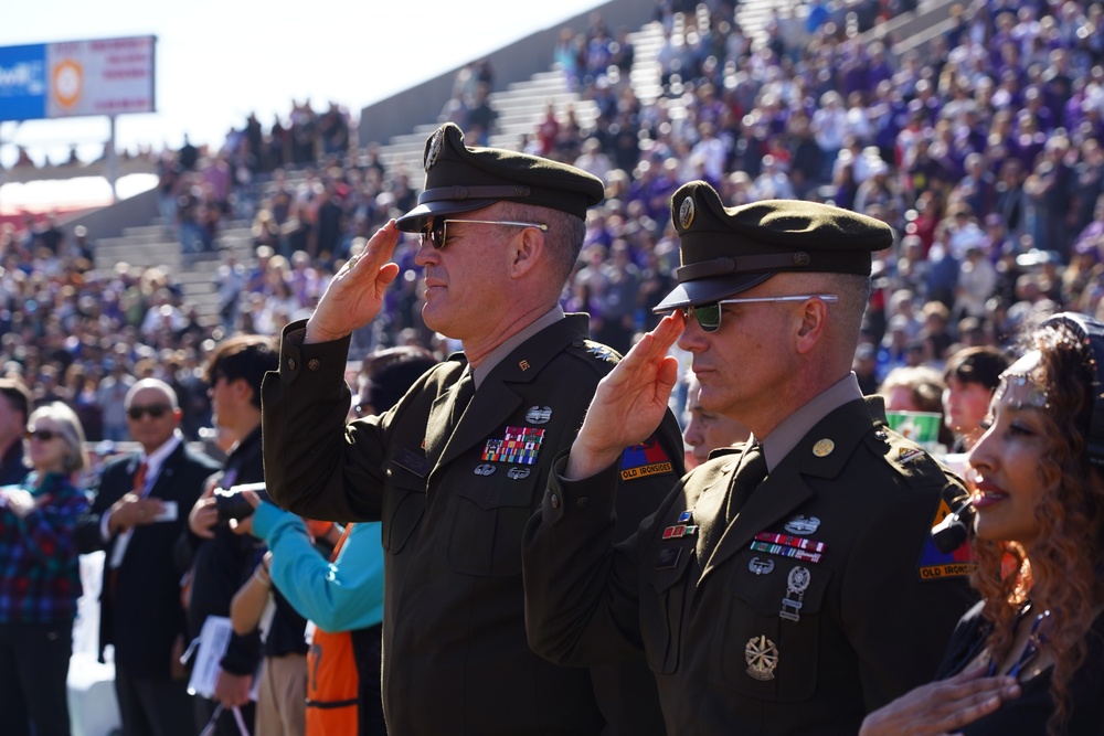 2024 Sun Bowl: 1st Armored Division Shines at the Pre-Game Ceremony