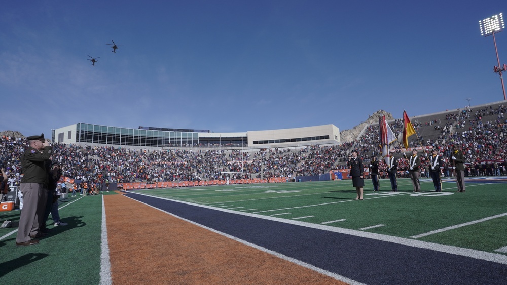 2024 Sun Bowl: 1st Armored Division Shines at the Pre-Game Ceremony