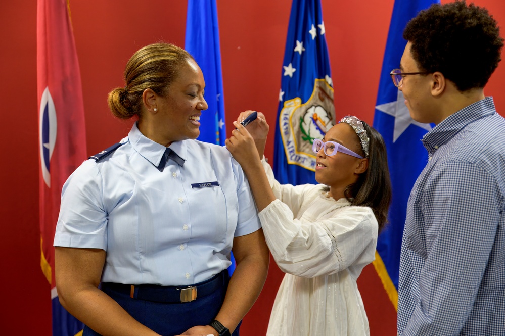 Lt. Col. Michelle Taylor promotes to Col.