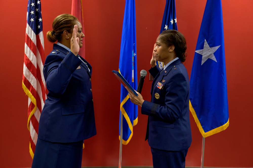 Lt. Col. Michelle Taylor promotes to Col.