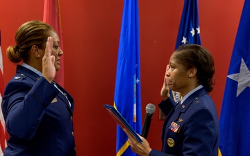 Lt. Col. Michelle Taylor promotes to Col.