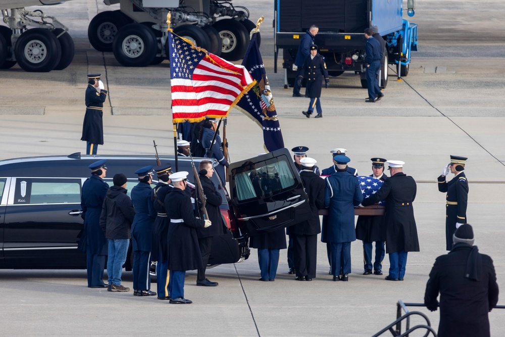 President Jimmy Carter State Funeral Rehearsal