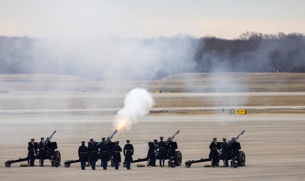 President Jimmy Carter State Funeral Rehearsal