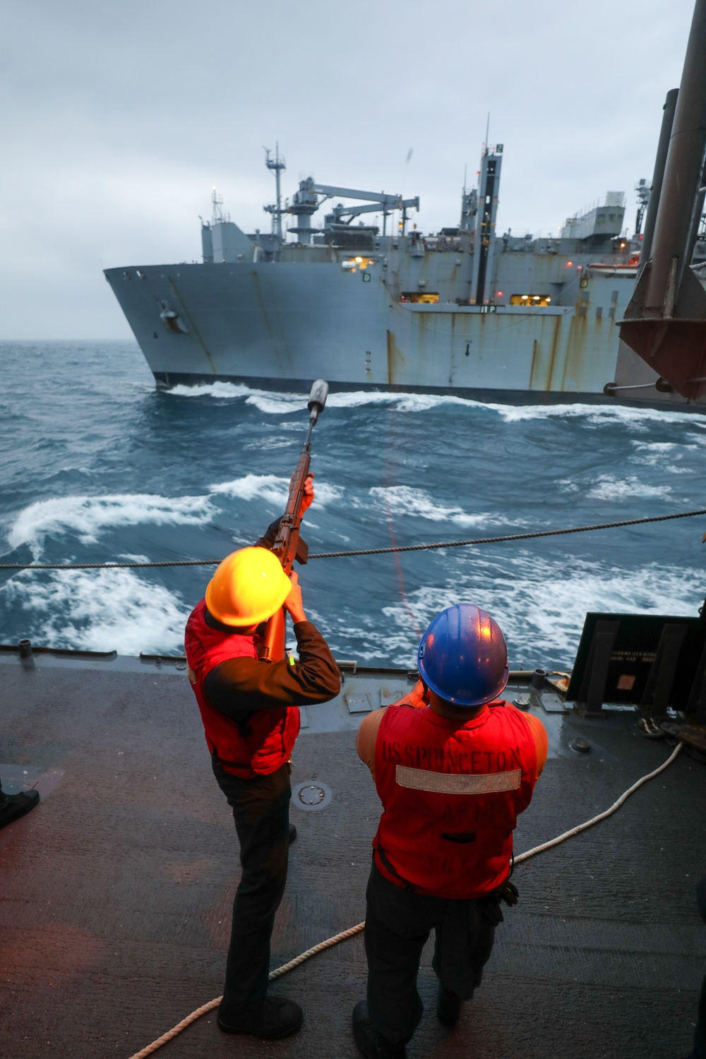 USS Princeton conducts routine operations as part of the Carl Vinson Carrier Strike Group