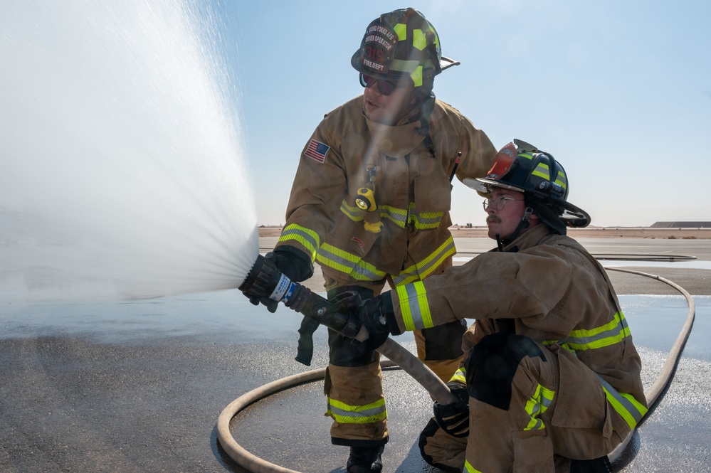 Nurse turned firefighter makes impact while deployed