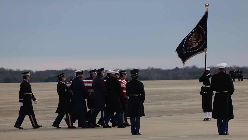 President Jimmy Carter State Funeral Rehearsal
