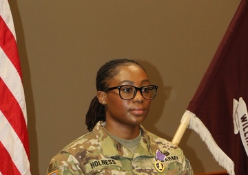 Purple Heart recipient says pay attention to that Army Training!