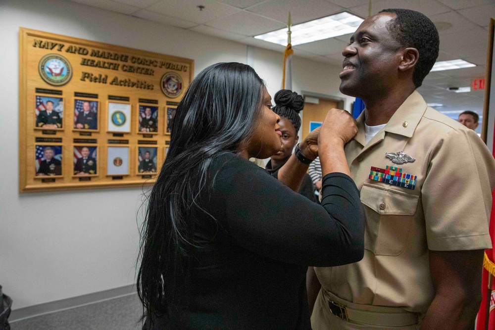 NMCFHPC Holds a Promotion Ceremony for Lt. Ademola Ajiboye