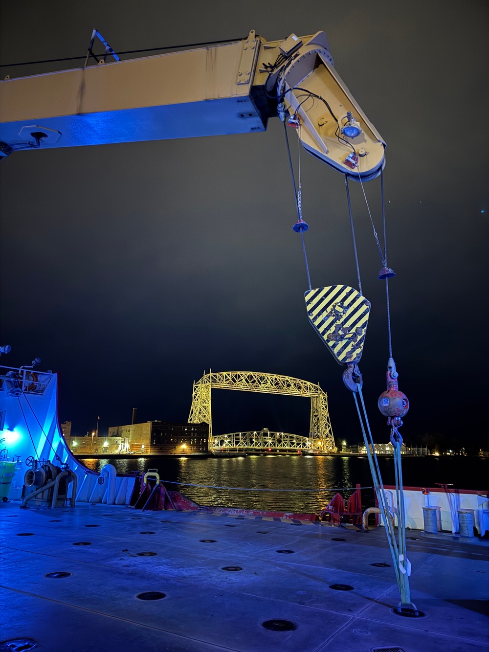 U.S. Coast Guard Cutter Mackinaw (WLBB 30) commences Ice Breaking operations