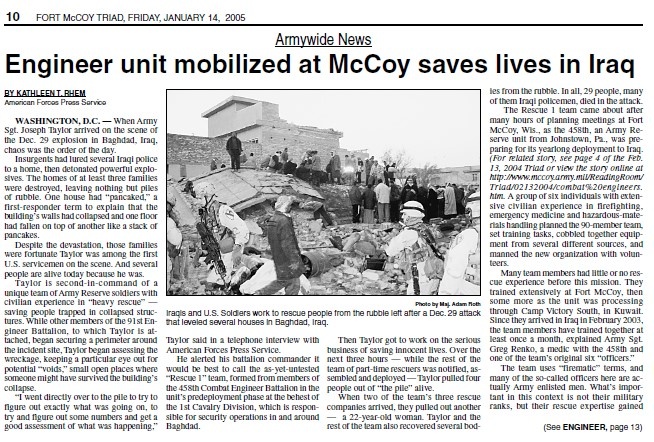 This Month in Fort McCoy History — January