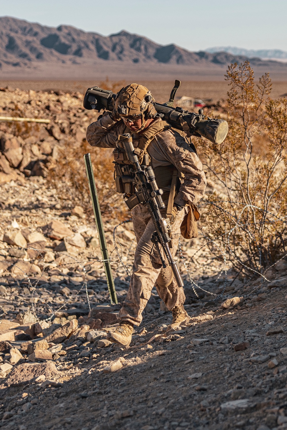 Marines participate in 7th Marines Regiment Infantry Rife Squad Competition