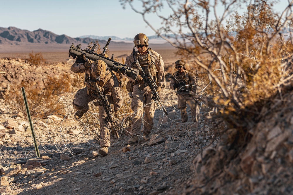 Marines participate in 7th Marines Regiment Infantry Rife Squad Competition