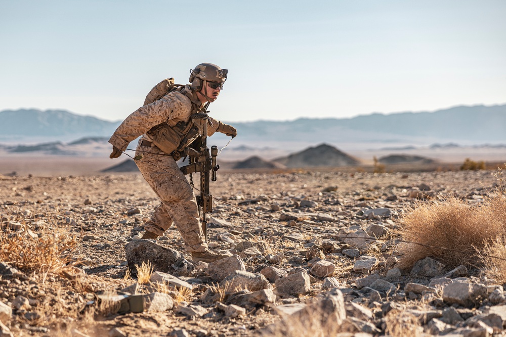 Marines participate in 7th Marines Regiment Infantry Rife Squad Competition