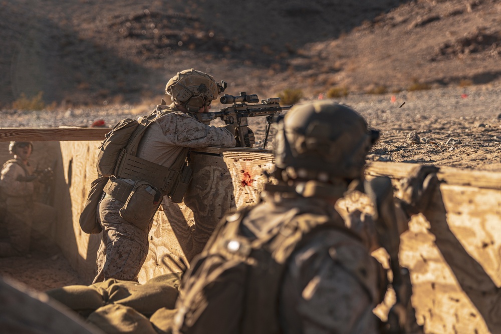 Marines participate in 7th Marines Regiment Infantry Rife Squad Competition